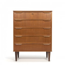 Danish dresser with 5 drawers