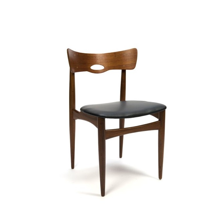 Deense teakhouten stoel van Bramin - Retro Studio