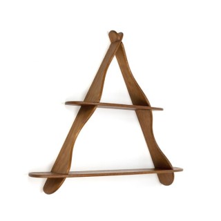 Danish teak wallrack - Retro Studio
