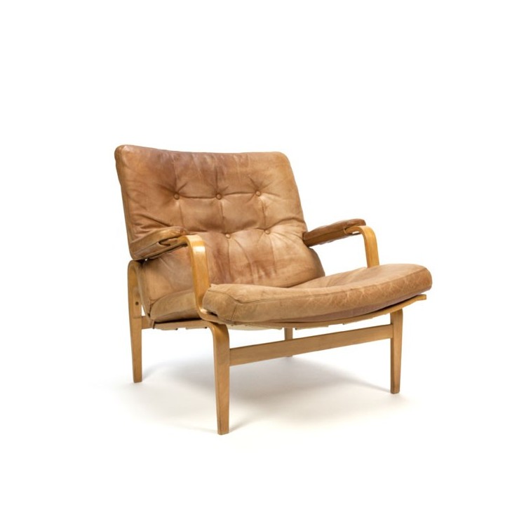 Fauteuil 'Ingrid' ontwerp Bruno Mathsson DUX - Retro Studio