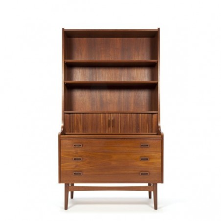 Danish teak bookcase/ secretary