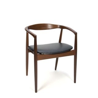 Kai Kristiansen desk chair in dark teak - Retro Studio