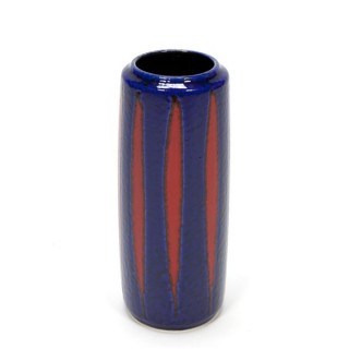 West Germany vaas blue/ orange-red - Retro Studio