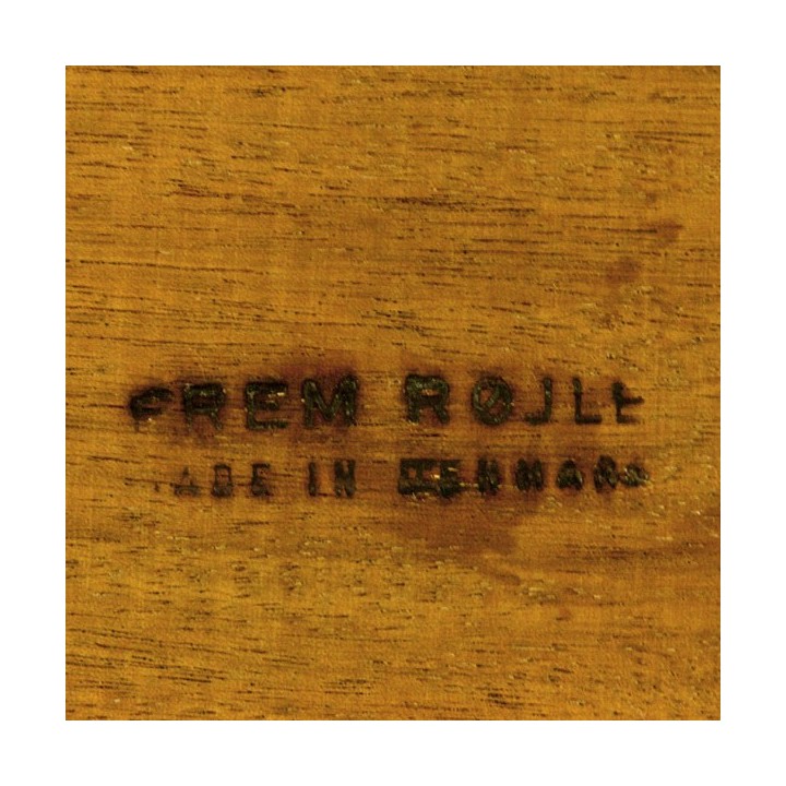 Grote ovale teakhouten eettafel Frem Røjle - Retro Studio