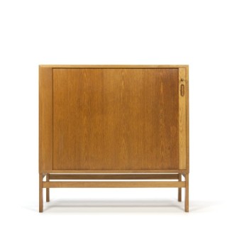 Danish filing cabinet with tambour door - Retro Studio