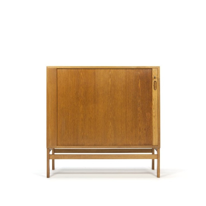 Danish filing cabinet with tambour door - Retro Studio