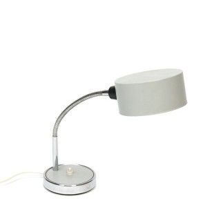 Grijze bureaulamp uit de 1960s - Retro Studio