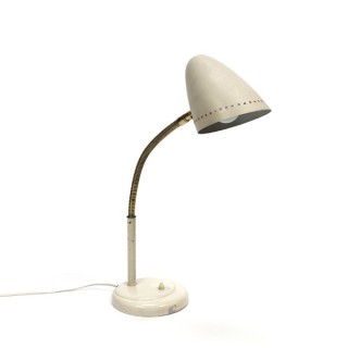 Bureaulamp uit de 1960's met koperen details - Retro Studio