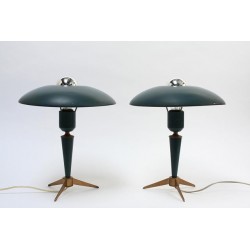 Philips table lamps by L.Kalff set of 2