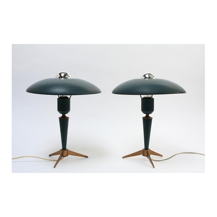 Philips tafellampen van L. Kalff set van 2 - Retro Studio