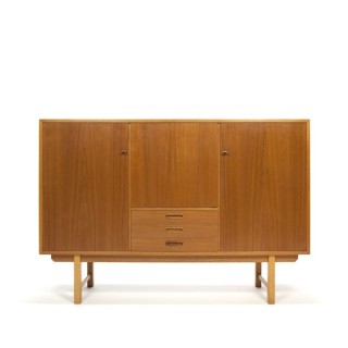 Teakhouten Deens dressoir uit de 1960's - Retro Studio