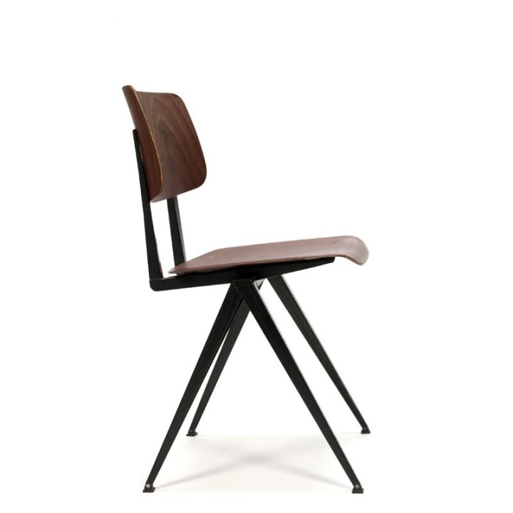 Industriele schoolstoel van Galvanitas