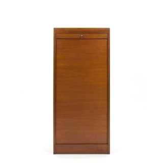 Filing cabinet with tambour door Danish design