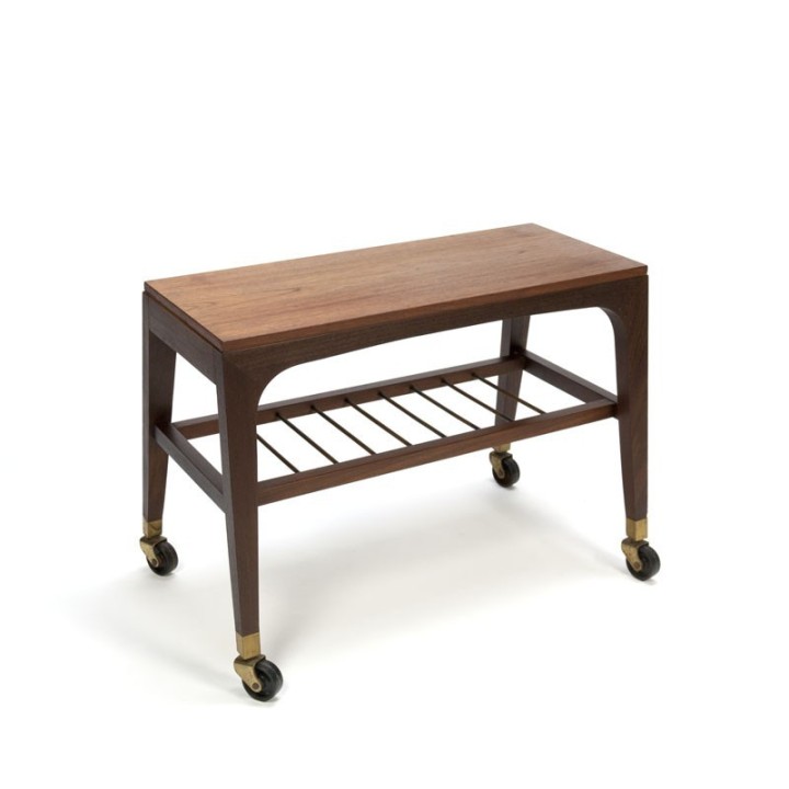 Deense bijzettafel teak