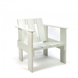 Crate chair light gray