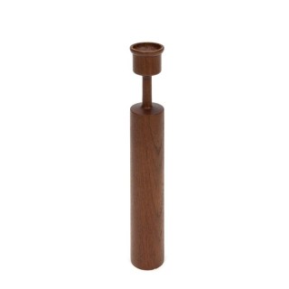 Teak Danish candleholder