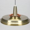 Danish brass hanging lamp