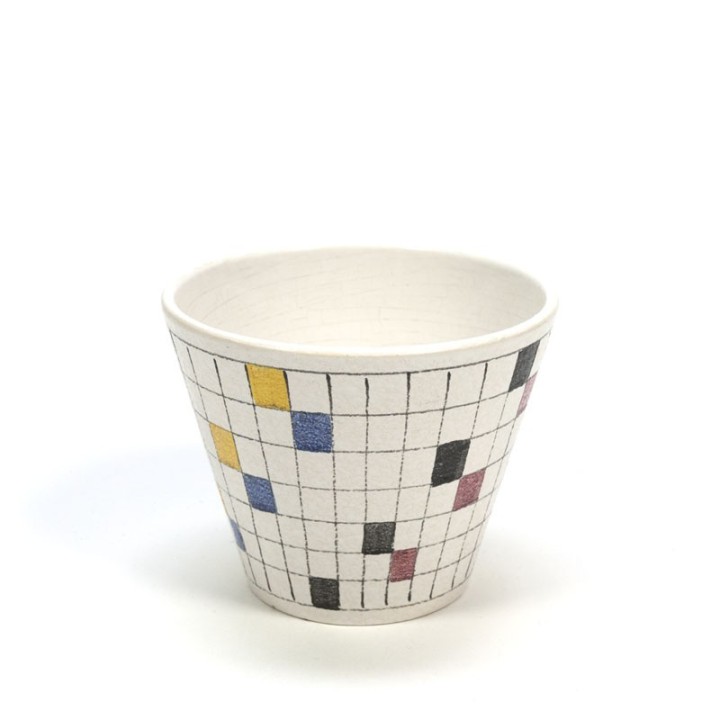 Checkered flowerpot ADCO