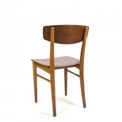 Danish wooden chairs set of 6
