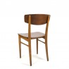 Deense houten stoelen set van 6