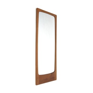 Danish mirror with brass detail