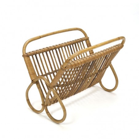 Bamboo magazine rack from the sixties