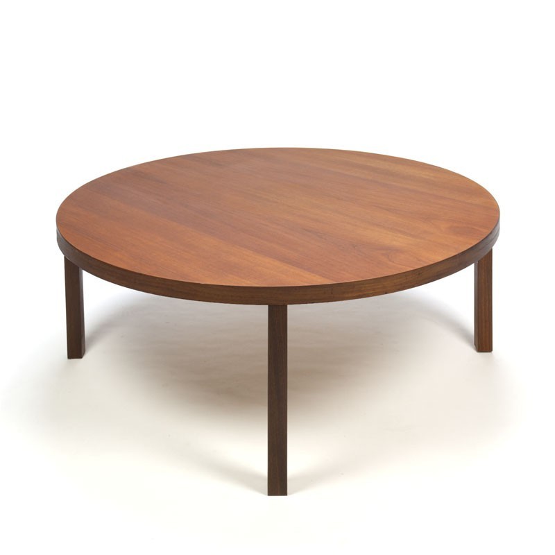 Danish Teak coffee table round - Retro Studio