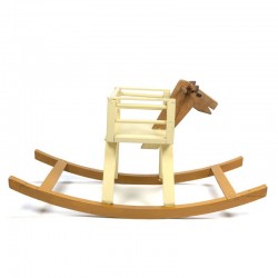 Wooden rocking horse from the sixties