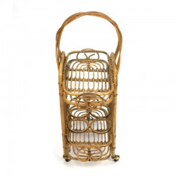 Bamboo bar trolley from the sixties