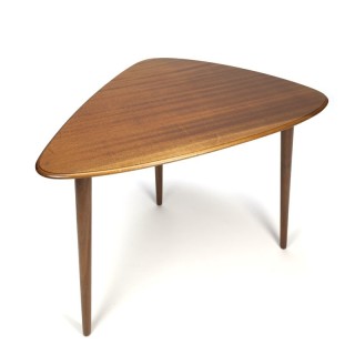 Teak side table on 3 legs