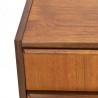 Danish dresser with 6 drawers in teak