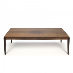 Elongated model rosewood coffee table