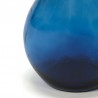 Grote blauw glazen vaas