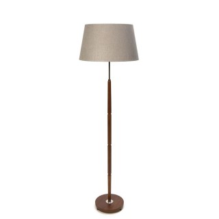 Standing teak floor lamp from Denmark