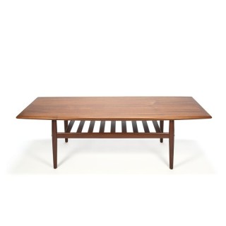 Teakhouten salontafel ontwerp van Grete Jalk