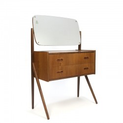 Danish dressing table with large mirror