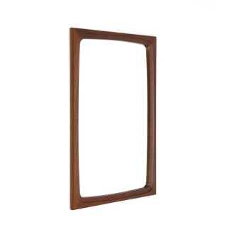 Danish mirror teak rectangle model