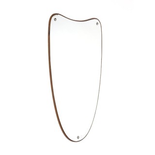 Danish organic shaped mirror