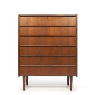 Grote Deense vintage ladekast