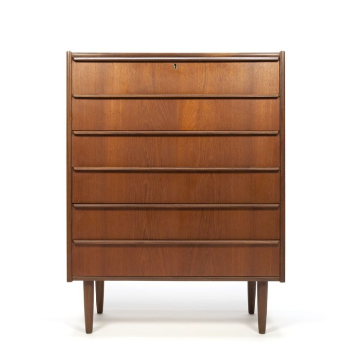 Grote Deense vintage ladekast