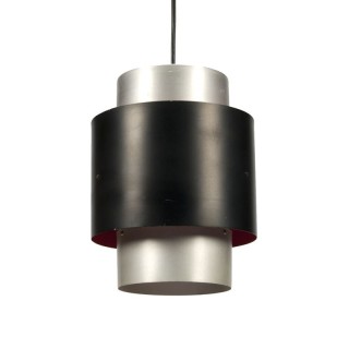 Vintage aluminium koker hanglamp