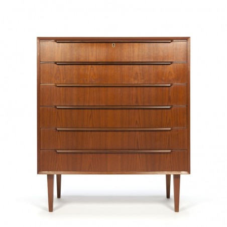 Luxury vintage chest of drawers in teak