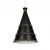 Deense zwart metalen kegel hanglamp