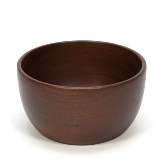 Dark teak fruit bowl