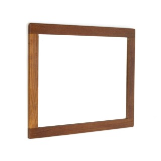 Vintage teakhouten spiegel rechthoek