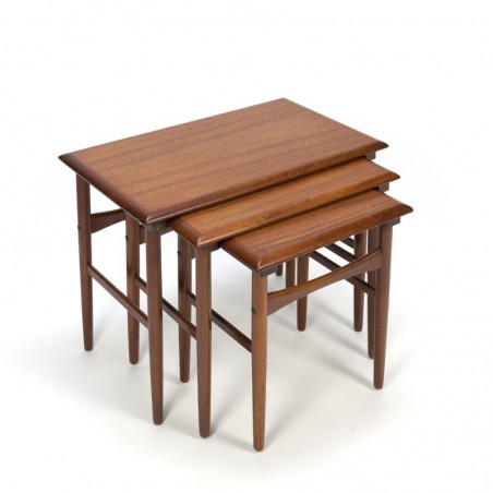 Vintage nesting tables Danish design teak