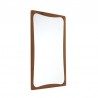 Vintage Deense spiegel met teakhouten rand