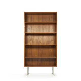 Danish teak bookcase on aluminium legs