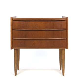 Small Danish chest of drawer on high legs