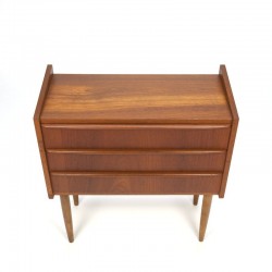 Small Danish chest of drawer on high legs